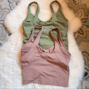 Two Lululemon align tanks size 2